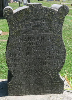 Hannah Jane <I>Lancaster</I> Skiles 