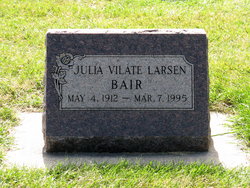 Julia Vilate <I>Larsen</I> Bair 