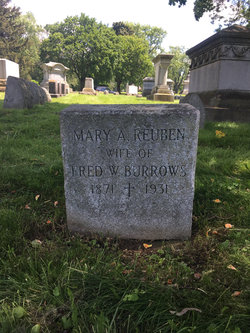 Mary A <I>Reuben</I> Burrows 