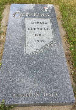 Barbara <I>Klingman</I> Goehring 
