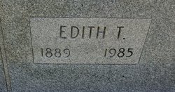 Edith Tille <I>Horner</I> Speer 