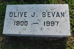 Olive J <I>Saylor</I> Bevan 