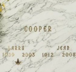 Georgiana E “Jean” <I>Baum</I> Cooper 