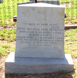 Annie Melville <I>Lane</I> Reynolds 