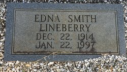 Edna <I>Smith</I> Lineberry 