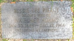 Bessie Lee <I>Pierce</I> Adams 