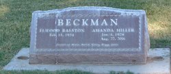 Amanda Irene <I>Miller</I> Beckman 