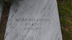 Mildred <I>Holt</I> Whitaker 