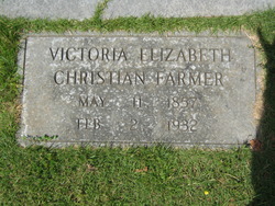 Victoria Elizabeth <I>Christian</I> Farmer 