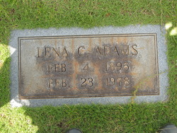 Lena Bell <I>Campbell</I> Adams 