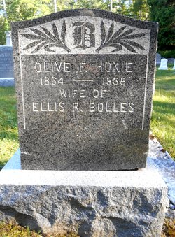 Olive F. <I>Hoxie</I> Bolles 