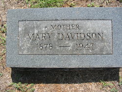 Mary <I>Ratliff</I> Davidson 
