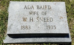 Ada <I>Baird</I> Sneed 
