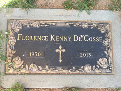 Florence Catherine <I>Kenny</I> De Cosse 