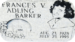 Frances Virginia <I>Adling</I> Barker 