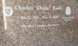 Charles Frederick “Dude” Eads 