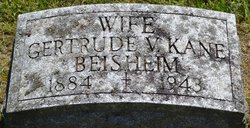 Gertrude V. <I>Kane</I> Beisheim 