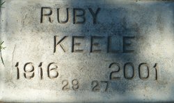 Ruby Lucille <I>McCubbin</I> Keele 