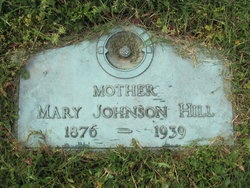 Mary Elizabeth <I>Johnson</I> Hill 