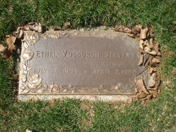 Ethel <I>Vosburgh</I> Stevens 