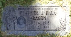 Beatrice J. <I>Baca</I> Aragon 