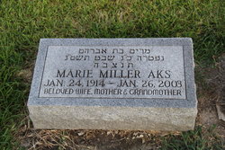 Marie <I>Miller</I> Aks 