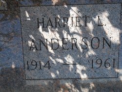 Harriet L Anderson 