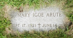 Mary <I>Igoe</I> Arute 