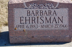 Barbara <I>Burkey</I> Ehrisman 