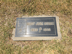 Mary Jane “Minnie” <I>Wall</I> Hyans 