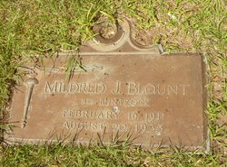 Mildred J <I>Buntrock</I> Blount 