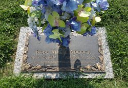 Rose Marie <I>Weatherby</I> Adcock 