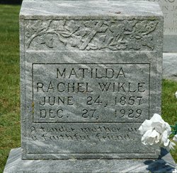 Matilda Rachel <I>Campbell</I> Wikle 