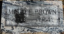 Maud Edna <I>Jenne</I> Brown 