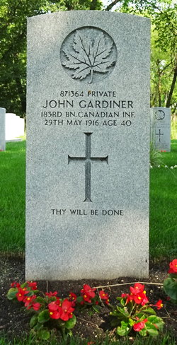 Private John Gardiner 