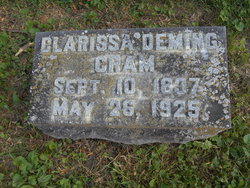 Clarissa A “Clara” <I>Deming</I> Cram 