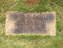 Fannie <I>McClendon</I> Endsley 