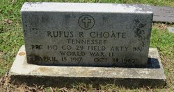 Rufus R Choate Jr.