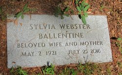 Sylvia <I>Webster</I> Ballentine 
