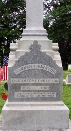 Hannah T. <I>Thurston</I> Pendleton 