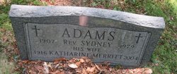 Rev Sydney Adams 