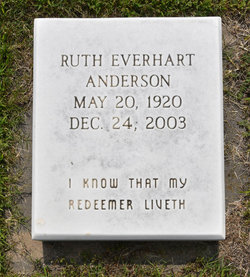 Mabel Ruth <I>Everhart</I> Anderson 