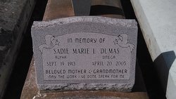 Sadie Marie <I>Laurent</I> Dumas 