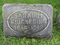 Sarah M. <I>Richard</I> Chickering 