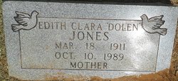 Edith Clara <I>Dolen</I> Jones 
