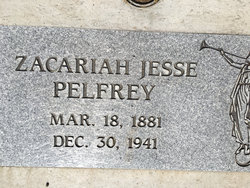 Zacariah Jesse Pelfrey 