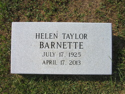 Helen <I>Taylor</I> Barnette 