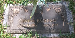 Mary Geneva <I>Morgan</I> Beckham 