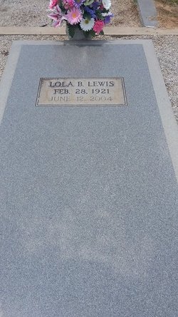 Lola Mae <I>Brown</I> Lewis 