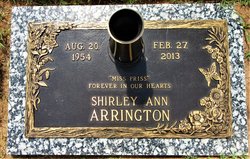 Shirley Ann <I>Giles</I> Arrington 